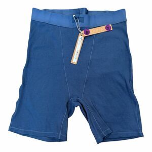 New Skims Boxer Shorts Womens Medium Harbor Cotton Soft Rib PN-HWS-0042 G31-100